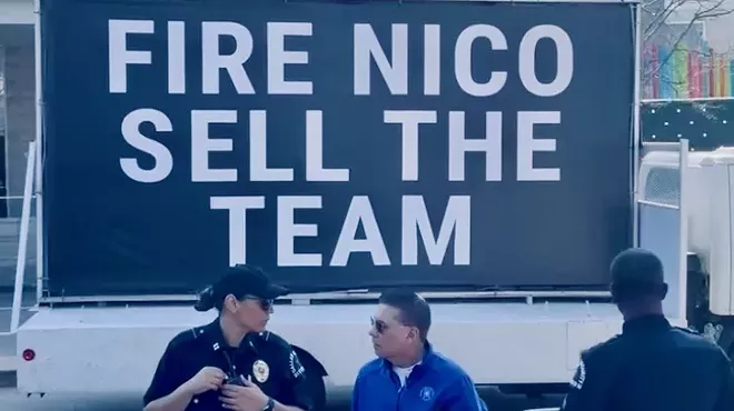 Nico Harrison protest