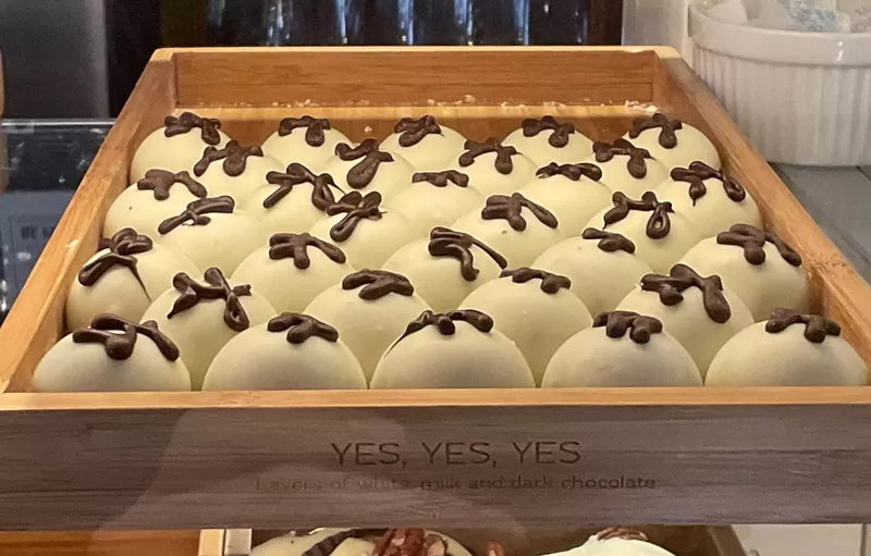 Image: These bonbons are called "Yes, yes, yes," which may be the big secret.
