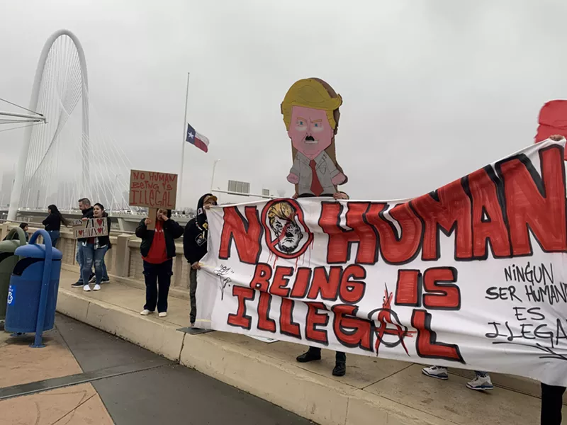 Image: Trump's policies have been the cause for many recent protests.