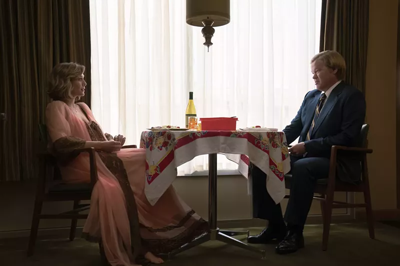 Image: Elizabeth Olsen and Jesse Plemons chose to work on Love & Death on HBO for different reasons.