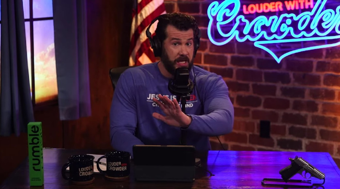 Louder with Crowder host Steven Crowder of Dallas is undergoing divorce proceedings in Denton County.