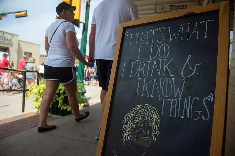 Image: There are ample opportunities to imbibe and share your dry wit this weekend.