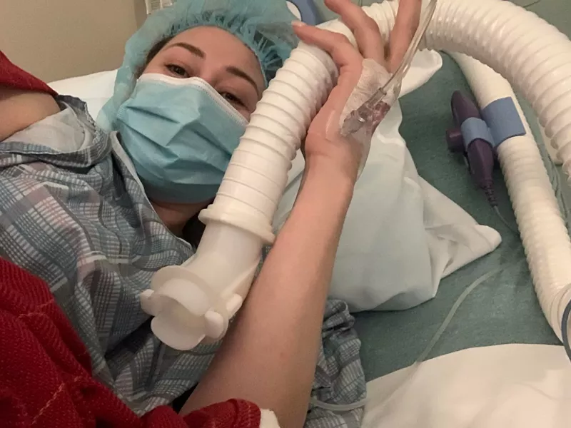 Image: Julie Ann Nitsch elected to have her fallopian tubes removed.