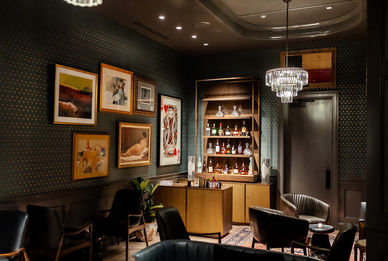 The new Magnum Room bar inside Grapevine's Hotel Vin is a true speakeasy.