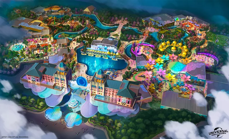 Image: Universal Studios announced it will build a new theme park attraction for kids in Frisco, east of Dallas North Tollway and north of Panther Creek Parkway.